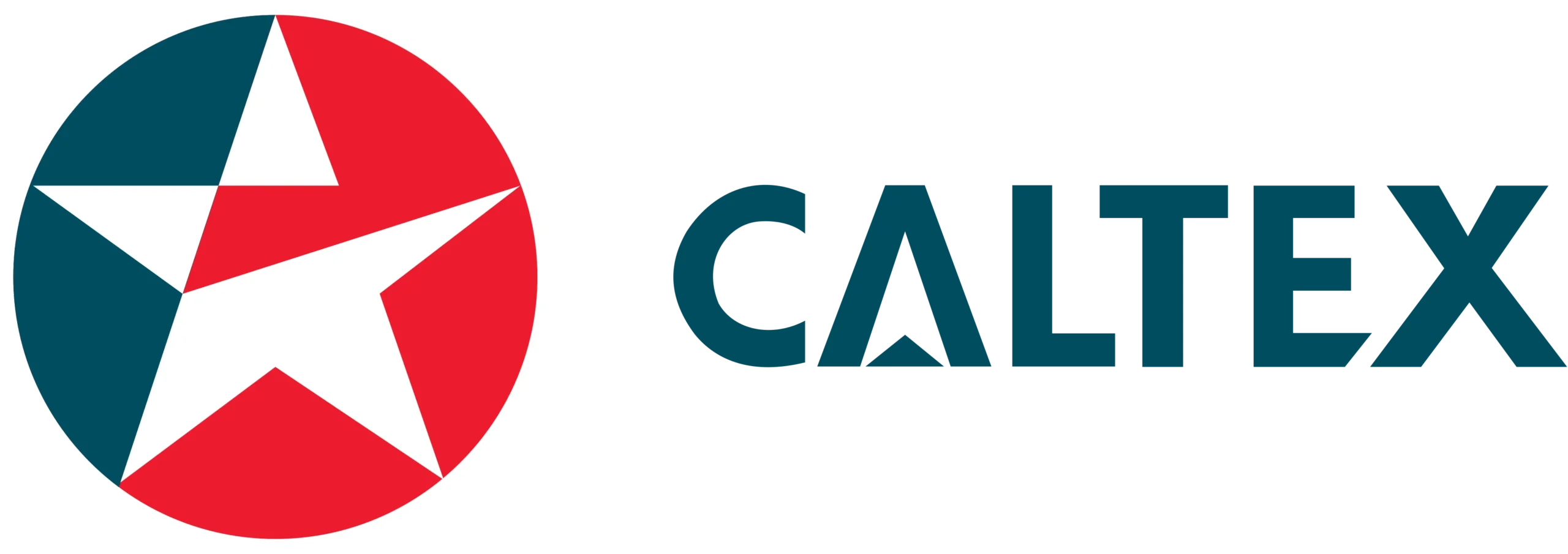 Caltex logo with red and white star emblem