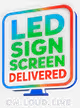 LED Sign Screen Delivered company logo